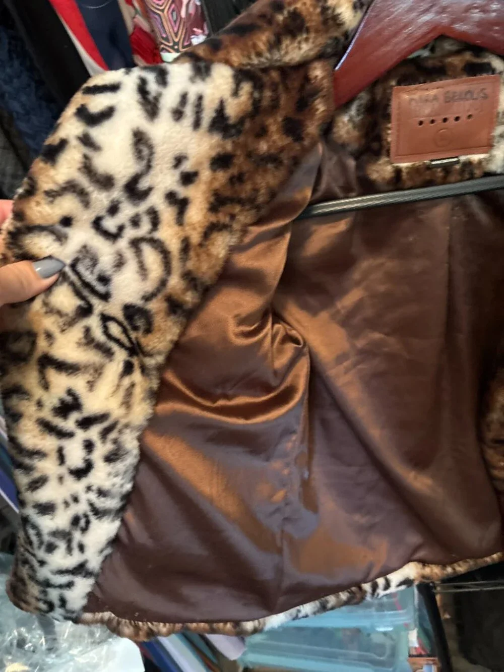 BlankNYC Girls Faux Fur Leopard Print Jacket Size Medium | Ultra Soft Plush Coat